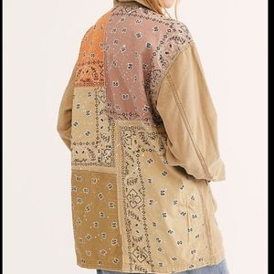 Free People Patchwork Jacket